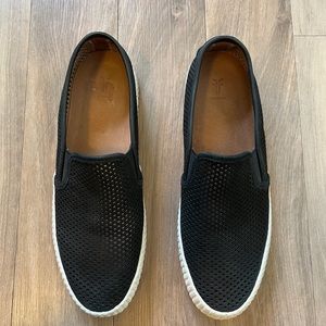 Frye Camille Perf Slip Leather Shoes-Size 8.5